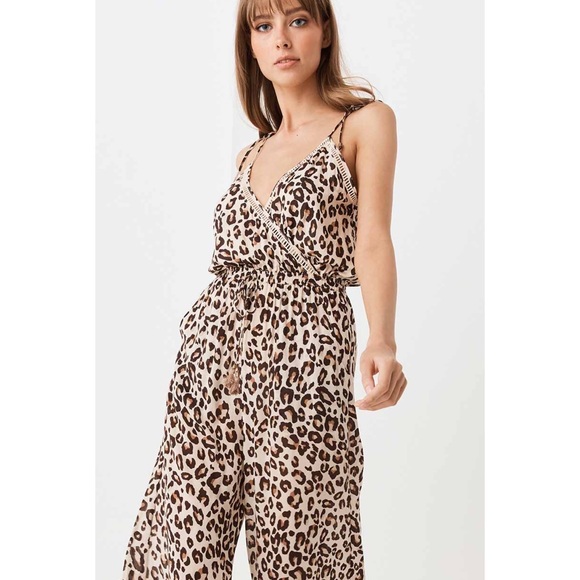 NWT Spell & the Gypsy Collective Bodhi Leopard Jumpsuit - Picture 4 of 15